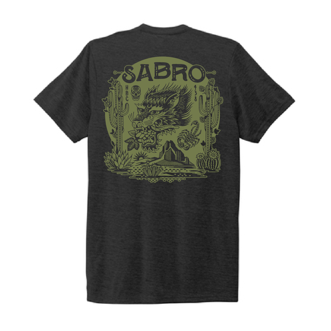 Sabro - Allmade® Unisex Tri-Blend Tee - Space Black